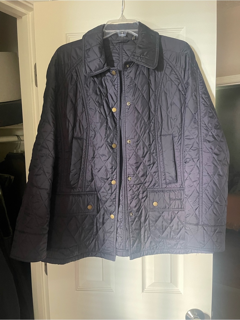 Barbour Women’s Quilted Navy Jacket - Classic Lightweight Coat